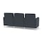Lesro Siena 3 Seat Tandem Seating, Brushed Steel, RS NightSky Back, MD Farro Seat, RS NightSky Panels SN3103 - alternate 3